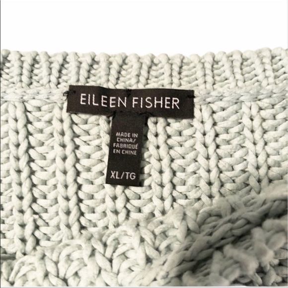 Eileen Fisher Tape-Neck Knit Top - Picture 8 of 9